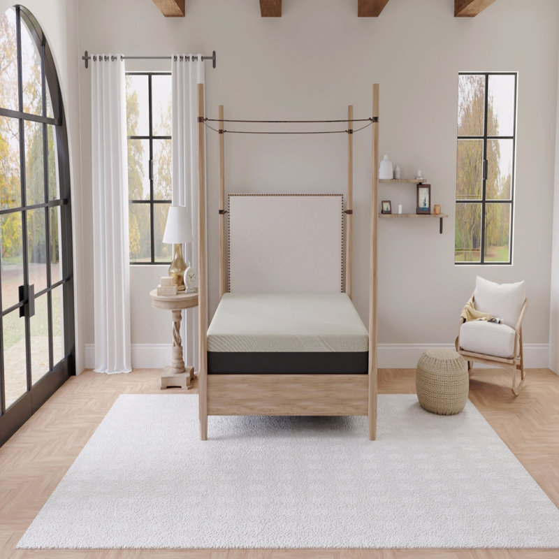 Matelas en mousse viscoélastique gélifiée 8 po, Lit simple, 8"