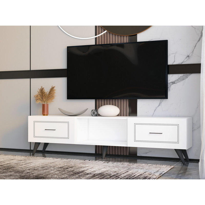 Keikei Unfinished TV Stand for TVs up to 60"