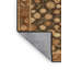 Tapis botanique brun lavable à la machine-1114299906