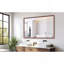 Miroir mural de salle de bain rectangulaire surdimensionné avec cadre-802330083-802330087