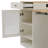 59.5" Kitchen Island With Extendable Dining Table, Kitchen Storage Table With Double-Sided Storage, Kitchen Island With 2 Drawers, Power Outlet, Side Open Shelves, For Kitchen, Dining Room, White-1261910358
