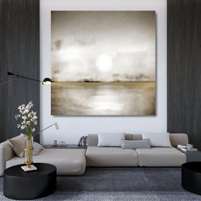 Red Barrel Studio® Allen, Kimberly Gallery Wrapped Canvas Art Titled: Sunset Gold