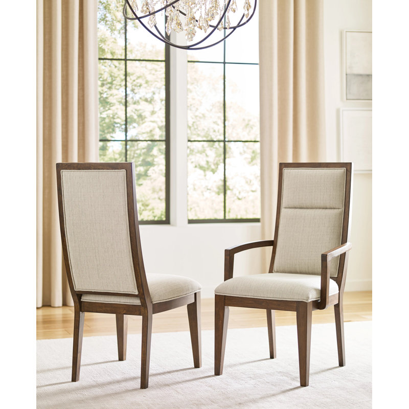 Chaise avec accoudoirs rembourrée Keithon