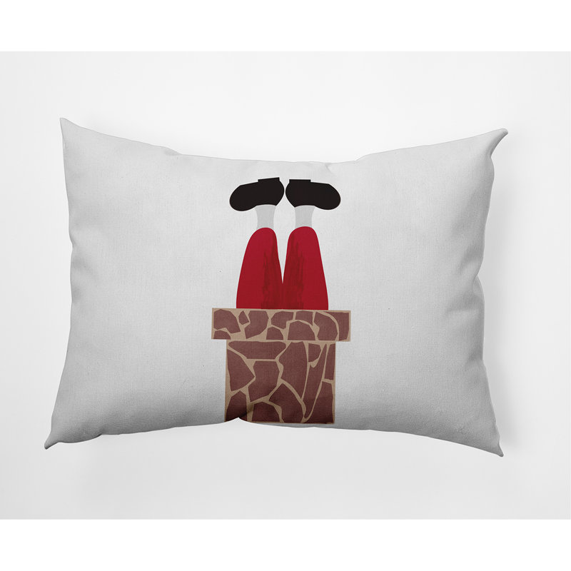 Outdoor Reversible Throw Pillow, White