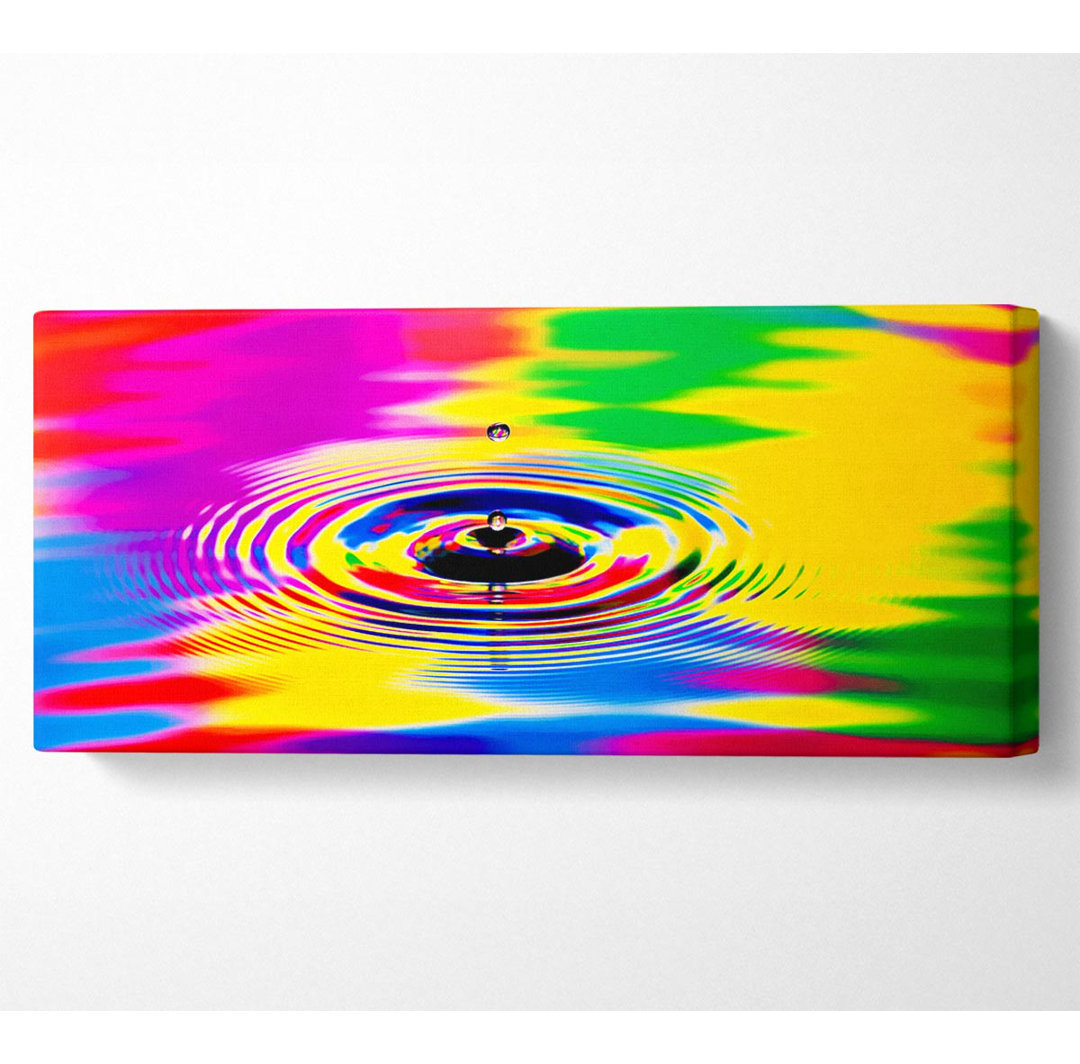 Rainbow Water Ripple - Kunstdrucke auf Leinwand