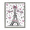 Cadre flottant Eiffel à pois Ooh La La, design par Jess Stempel