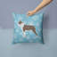 Winter Snowflakes Solid Colour Throw Pillow-32011220