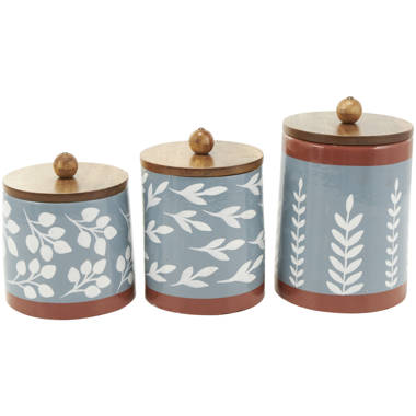 Tabletops Gallery Ziggy 3-Piece Kitchen Canister Set - 20339961