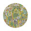 Sous-verres ronds en cuir Sabi Jungle Dijon-119015288