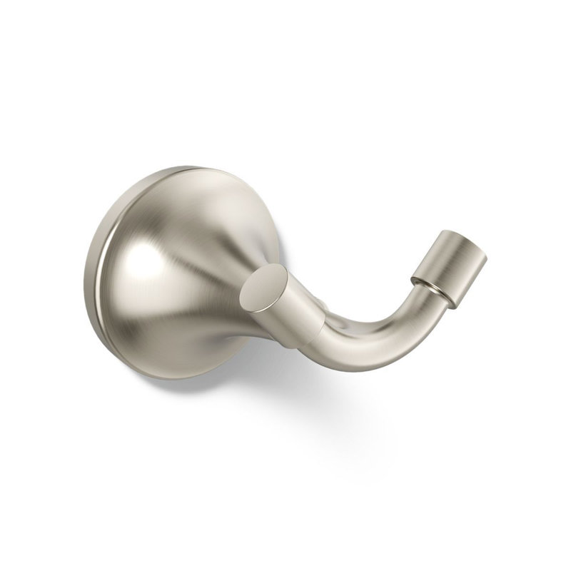 Tone Wall Mounted Robe Hook, Vibrant Brushed Nickel