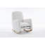 Chaise berçante en coton et lin-248730930
