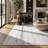 Rug Branch Elena 4' x 6' (3'11" x 5'10") Beige/Purple Abstract Area Rug, Contemporary, Medium Pile, Stain-Resistant Carpet - Living Room, Bedroom, Dining Room, and Kitchen-258860800