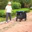 Chariot pliant de grande capacité avec chariot extensible