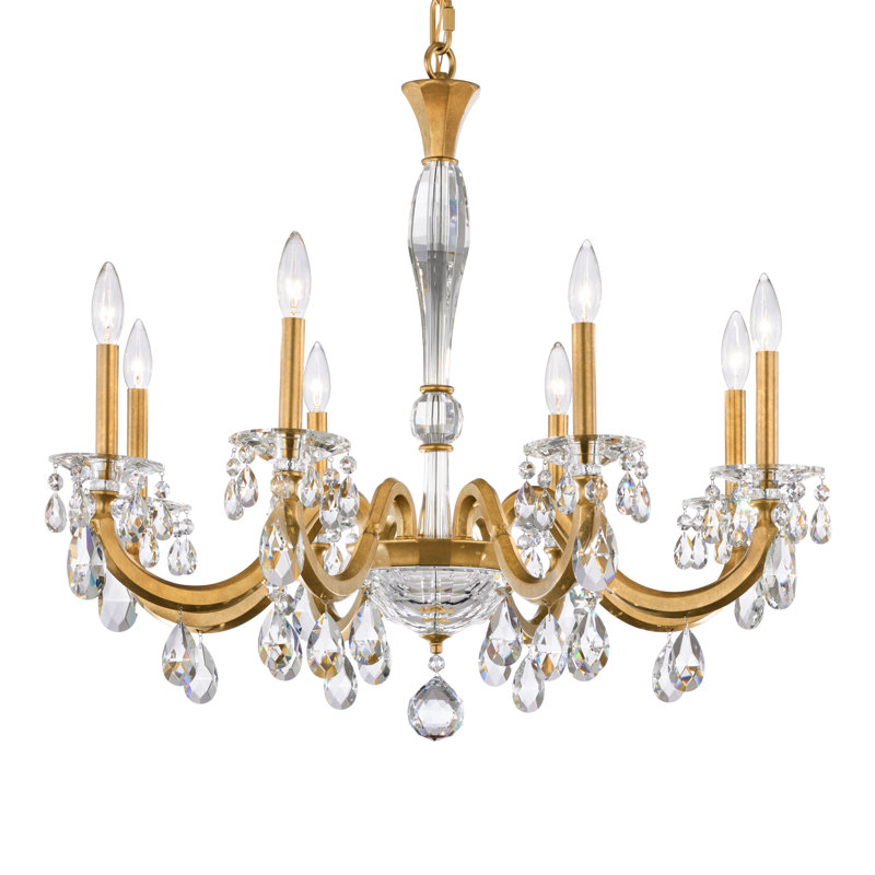 San Marco 8 - Light Chandelier, Heirloom Gold