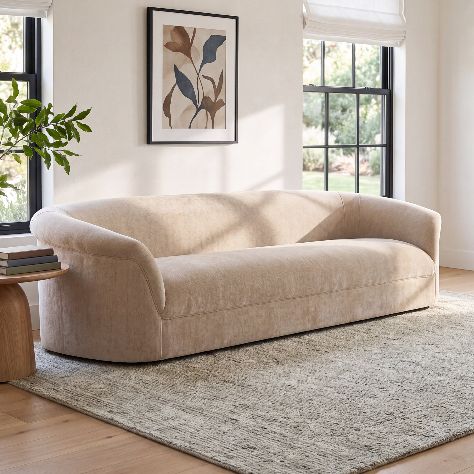 Arthur 109" Sofa, Beige