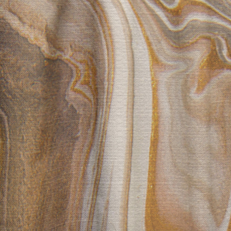 Marbre naturel sur terre teintes de couleur brune - Rideau en velours moderne - 1 panneau, L 52 po x L 90 po