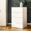 Commode blanche fabriquée avec un panneau de stockage de chaleur classé E0