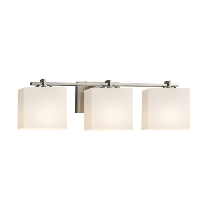 Éclairage pour meuble-lavabo 3 lumières Casson, Nickel brossé