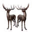 Deer Bronze Garden Statue
