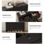 Armoire de rangement pour chaussures 16 paires avec 2 tiroirs rabattables, armoire à chaussures avec 2 tiroirs de rangement pour vestibule étroit-1437450763
