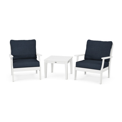 Ensemble de conversation à assise profonde 3 pièces Braxton