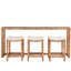 82" Console Table and Stool Set