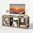 Nakesia For 70 Inch TV Farmhouse Entertainment Center With Storage Mid Century Style