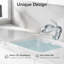 Robinet de lavabo de salle de bain Cascade de lavabo ronde à une poignée à un trou Lavabo à fixation sur le comptoir Laiton créatif-121872027