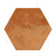 Aureole 8,66 po X 9,84 po Carreau de sol et mur en porcelaine mate et blanche hexagonale matte Terra (8,07 pieds carrés / caisse) - 18 feuilles