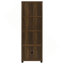 Heron Dark Pine 3-Piece 79 Inch Entertainment Centre for Living Room