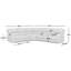 Canapé modulaire inclinable 6 pièces avec porte-gobelets Melbourne-641538931