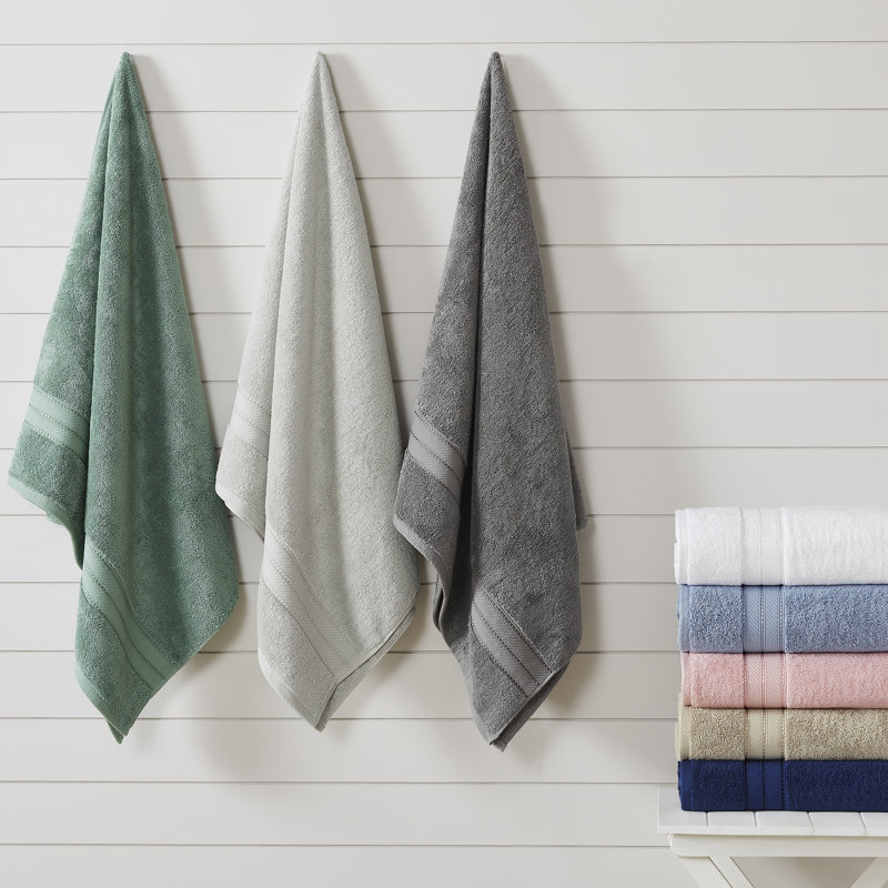 Navy Cotton SpunLoft 4-Piece Bath Towel Set