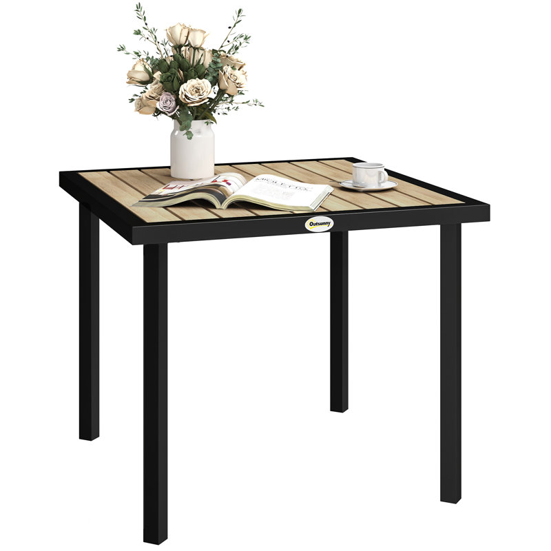 Square 4 - Person 86Cm L Outdoor Table, Brown