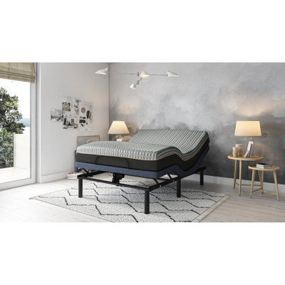 Adjustable Bed Base Bt3000 Full - Head Foot Adjustable, Wireless Remote, 2 Ports, , 3 Preset Positions, Led , Elegant & , Presets, 53 In Depth, 75 Width