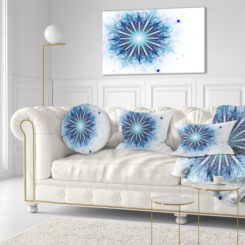 Coussin lombaire en fleur d’art digitale