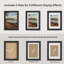 Black Solid Wood Picture Frame - Set of 10