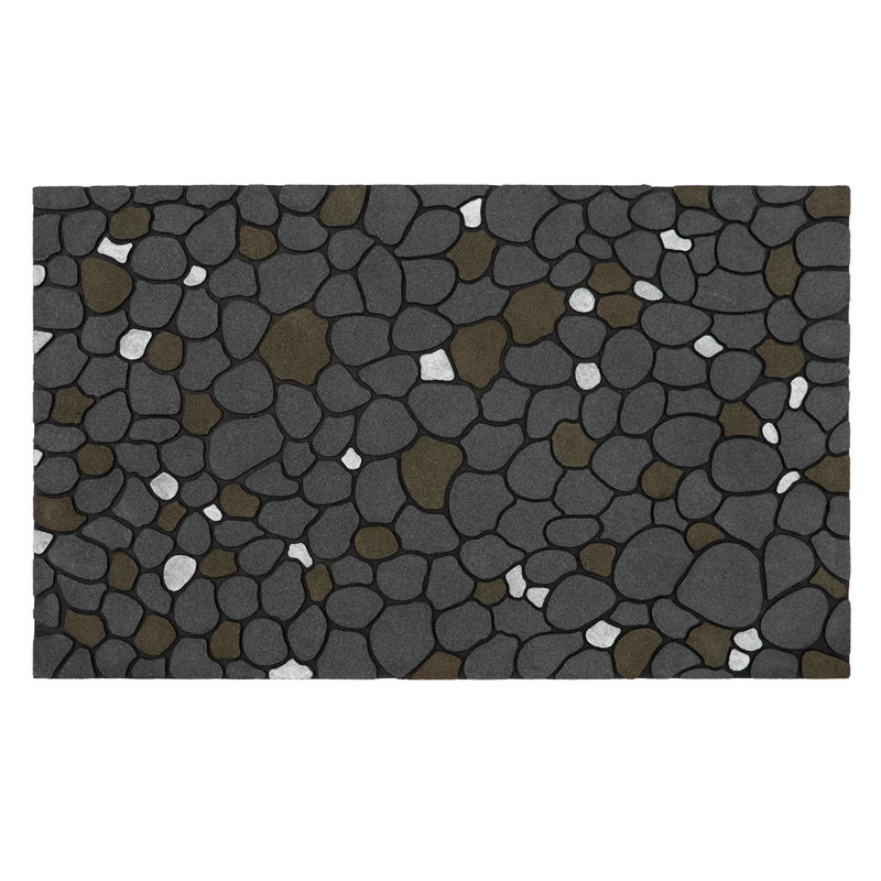 Non-Slip Geometric Outdoor Doormat