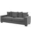 Canapé en velours côtelé avec 5 coussins assortis-1428187377