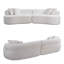 Canapé-lit modulaire incurvé en forme de L avec support à ressorts ensachés, canapé de luxe sans assemblage pour les salons et les petits espaces Syrova-1459720774