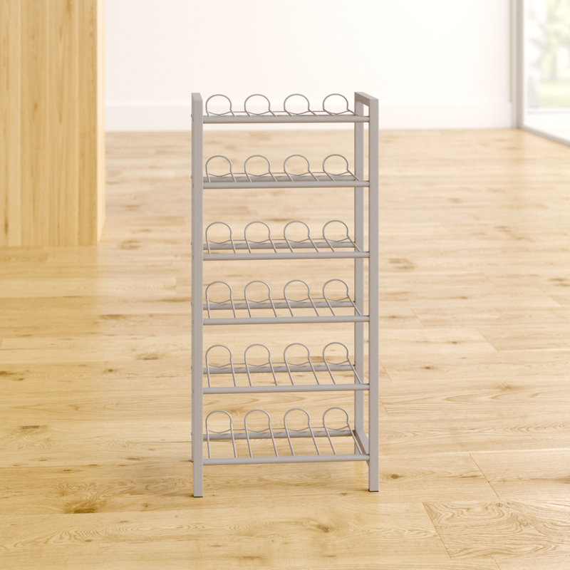 Sterling Floor Wine Bottle Rack in Aluminium