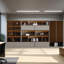 78 po H 78,74 po x l 110,24 po, luxueux classeur autoportant, bibliothèque de bureau de direction, armoire de rangement avec lumières DEL-129892776