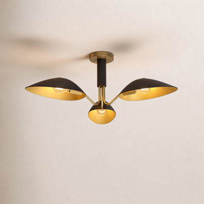 Raelle 3 Light Semi Flush Mount