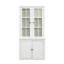 Armoire autoportante 75,25 po H 36,25 po l avec porte vitrée