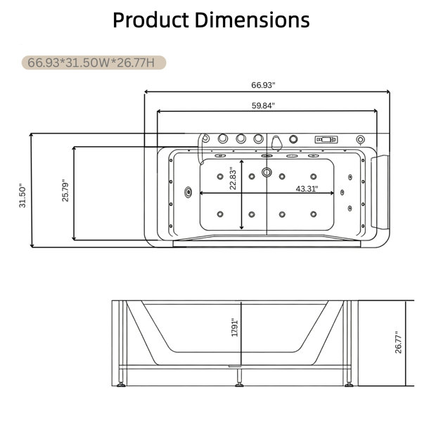 Dimensions du produit