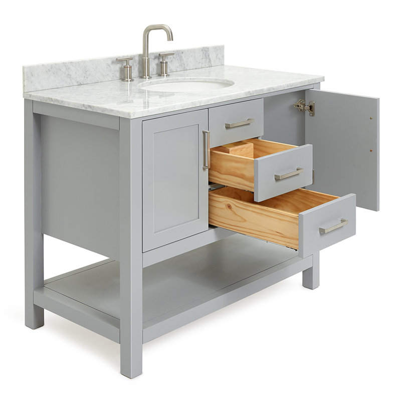 Bayhill 43'' W Single Vanity, Gray