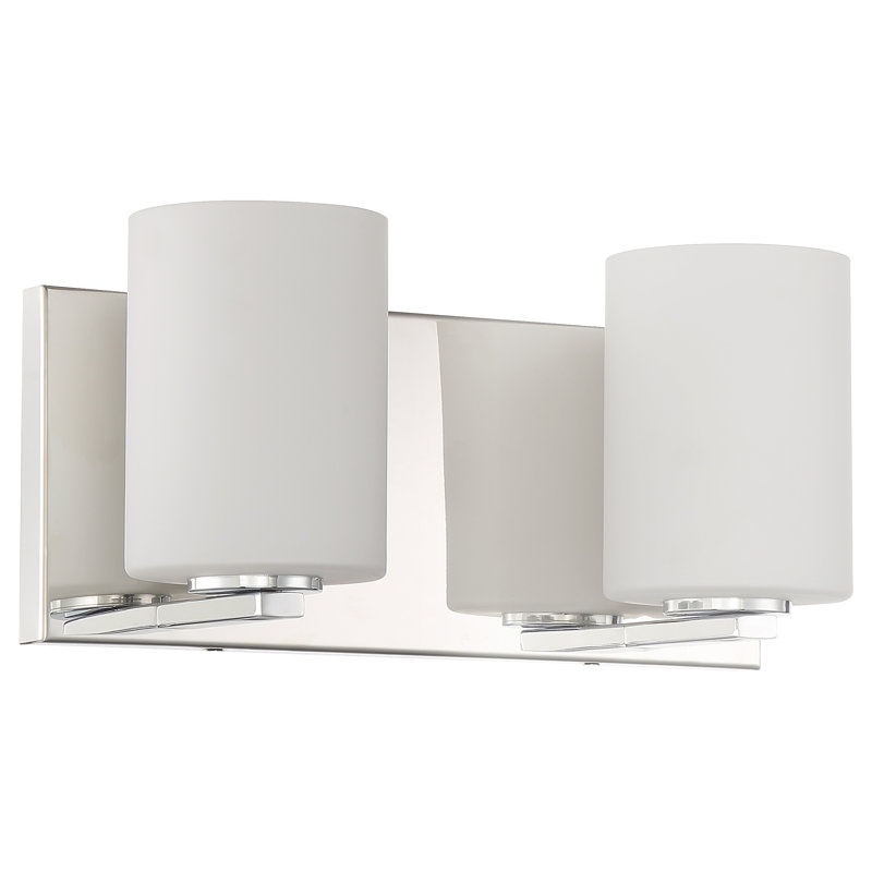 4 - Light Dimmable LED Vanity Light, Chrome, White, 4