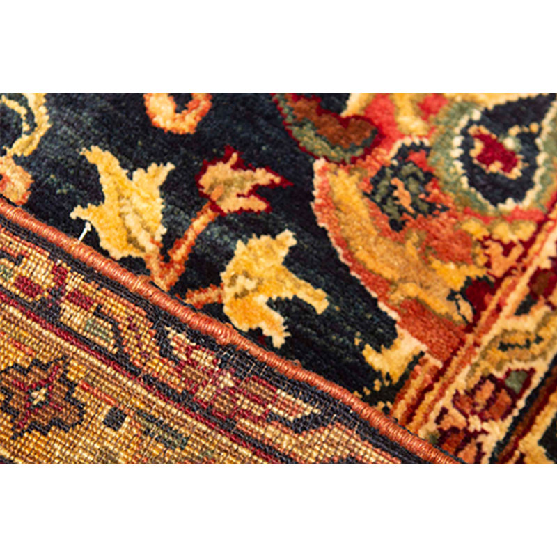 Wool Oriental Area Rug in Brown