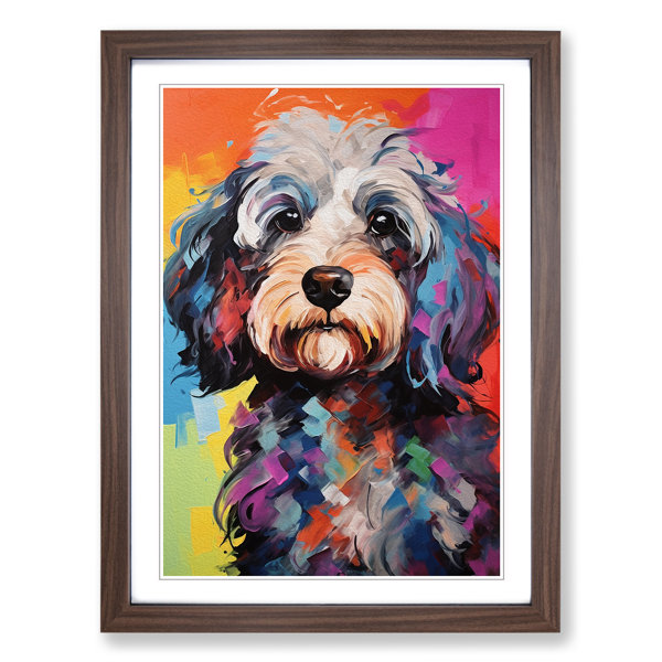 Marlow Home Co. Cockapoo Gestural No.2 - Single Picture Frame Print on ...