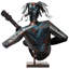 Sculpture multimédia mixte the bassiste