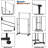 Orso Steel Rolling Clothing Rack